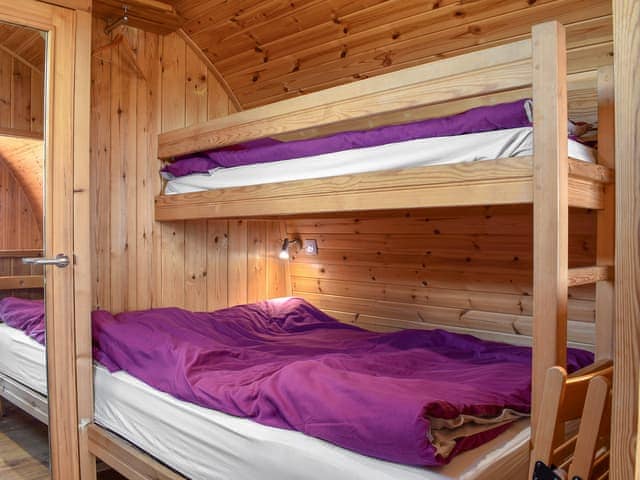 Bunk bedroom | Selker View - Moorside Glamping Pods, Corney, near Millom