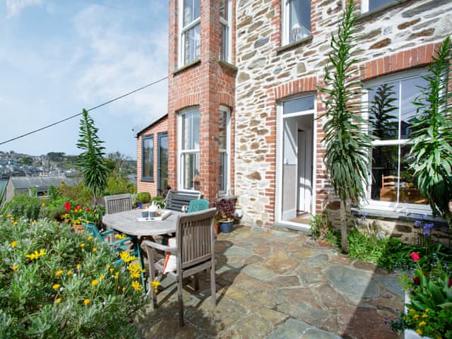 Sitting-out-area | Chapel House, Polruan, near Fowey