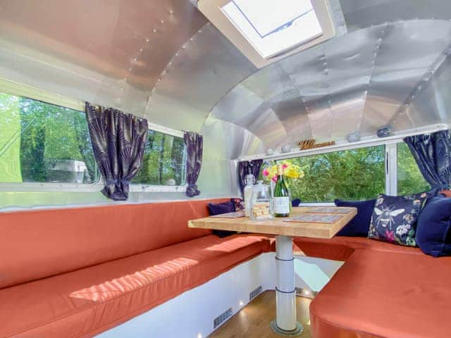 Dining Area | Lanes End Farm Airstream, Gastard, near Corsham