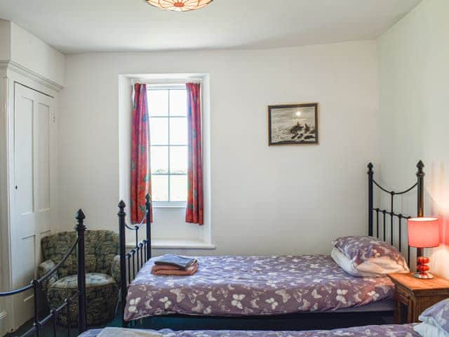 Twin bedroom | Nessa Cottage - West Bowithick Holiday Cottages, St Clether, near Launceston