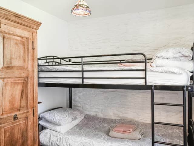 Bunk bedroom | Barn Cottage - West Bowithick Holiday Cottages, St Clether, near Launceston