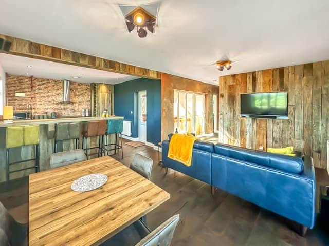 Open plan living space | Valhallah Cottage Retreat, South Broomhill, near Amble