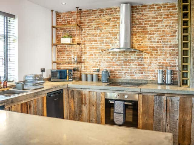 Kitchen | Valhallah Cottage Retreat, South Broomhill, near Amble