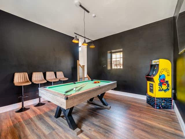 Games room | Stable View Barn - Burrow Hill Farm, Corley