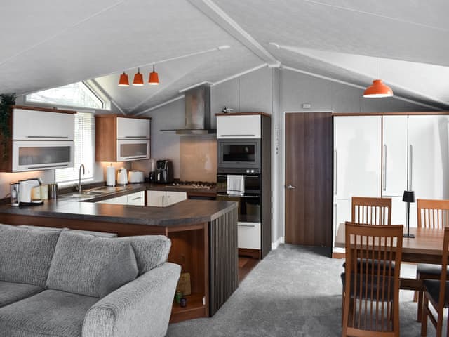 Open plan living space | Solway Escape - Meadow Retreat Lodge Park, Moota, near Cockermouth