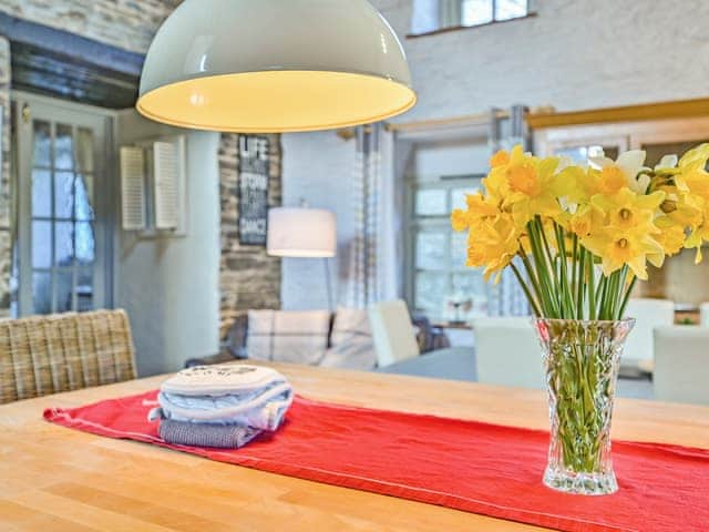 Kitchen/diner | The Old Farmhouse - Polean Farm Cottages, Pelynt, near Looe