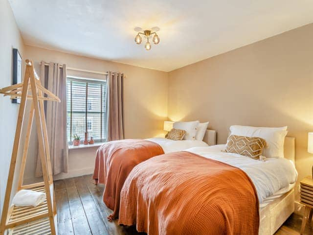 Twin bedroom, beds can be linked | Autumn Cottage, Gilling West, near Richmond