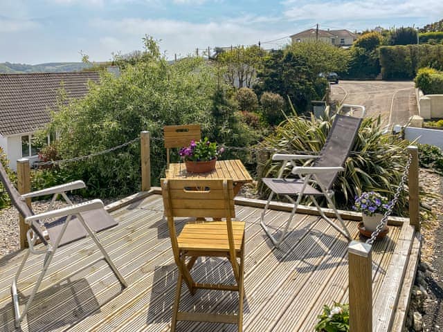 Outdoor area | Summers Beach View, St Mawes