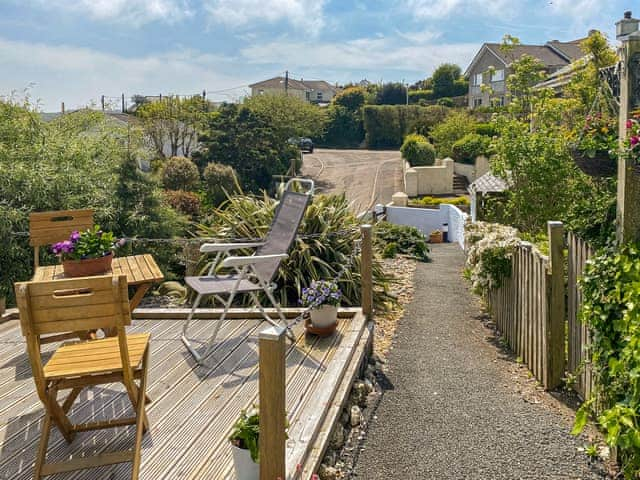 Outdoor area | Summers Beach View, St Mawes