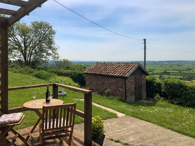 Sitting-out-area | The Old Stable At Henley View, Draycott, near Cheddar