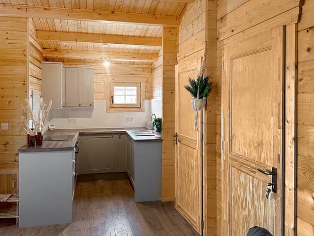 Kitchen | Wind Hall Log Cabin, Seascale, near Gosforth and Wasdale