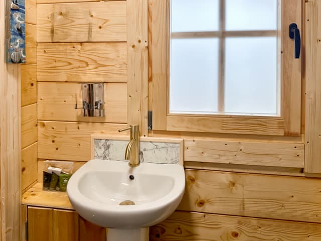 Bathroom | Wind Hall Log Cabin, Seascale, near Gosforth and Wasdale