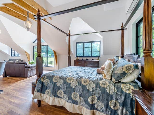 Four Poster bedroom | Foxton Barn - Harrietsham Retreats, Harrietsham, Maidstone