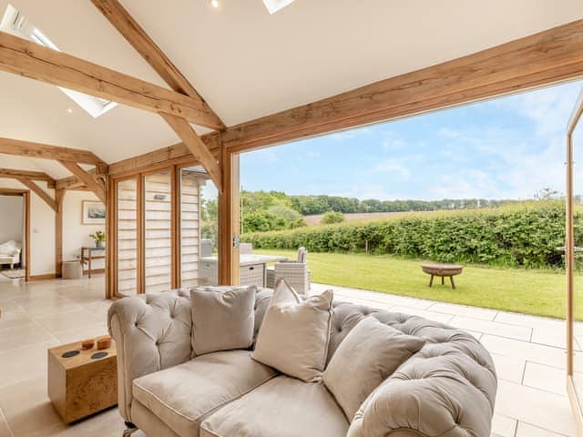 Open plan living space | Walford Lodge - Loxley Park Lodges, Uttoxeter