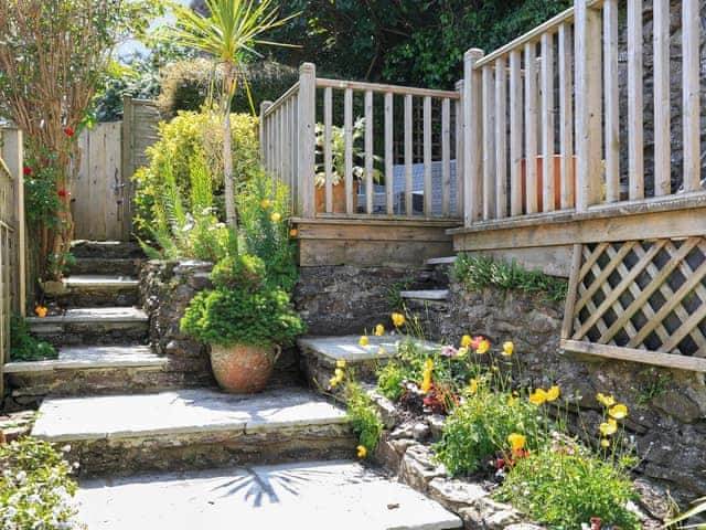 Outdoor area | Lilac Cottage, Brixham