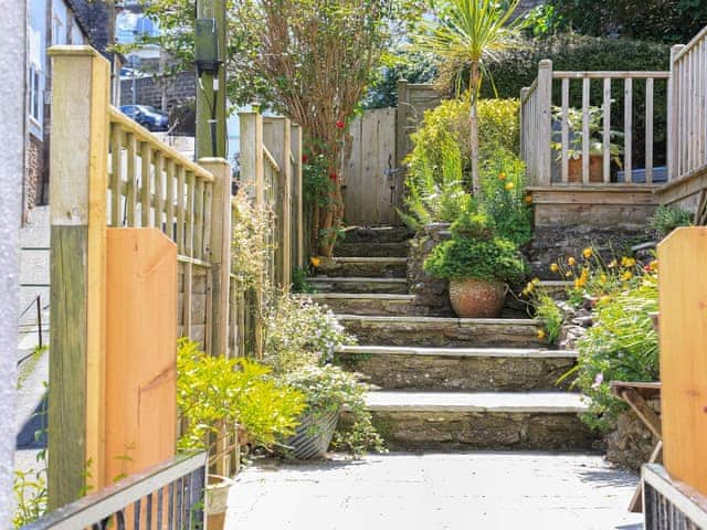 Outdoor area | Lilac Cottage, Brixham