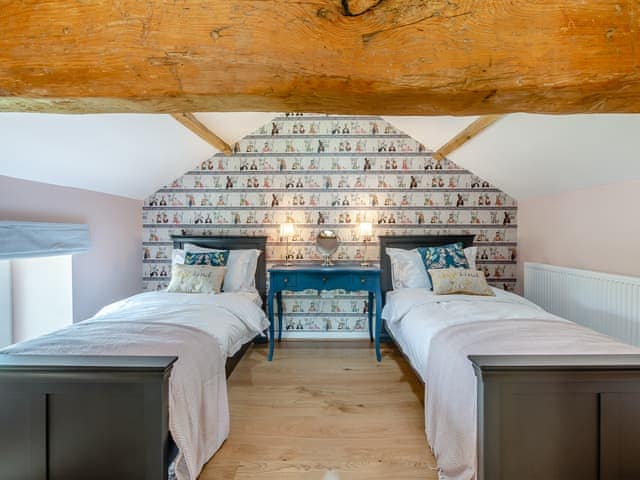 Twin bedroom | Whitehill Barn - Whitehill Farm, Walton, near Brampton