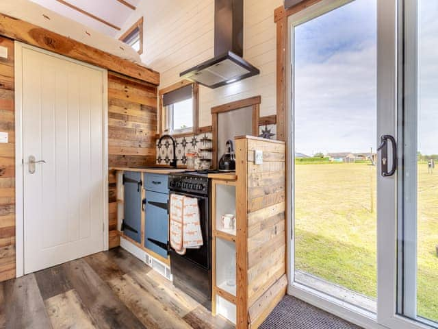 Kitchen area | Hawthorns Glamping- Fox Tiny House - Hawthorns Glamping, Foxley, near Dereham