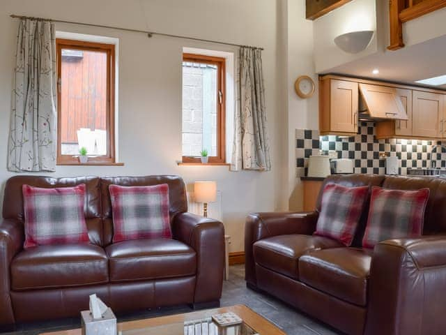 Open plan living space | The Stables - Donative Holiday Cottages, Warton, near Tamworth