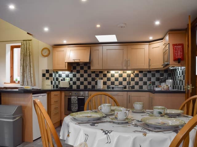 Open plan living space | The Stables - Donative Holiday Cottages, Warton, near Tamworth