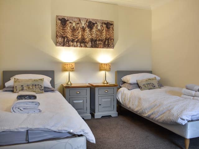 Twin bedroom | The Swallows - Irton House Farm, Isel, near Cockermouth