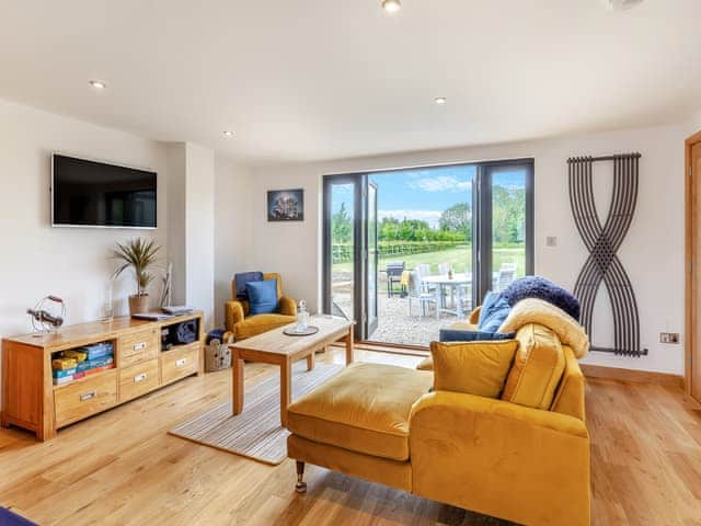 Living area | Gladwyns Farm Lodge, Thaxted