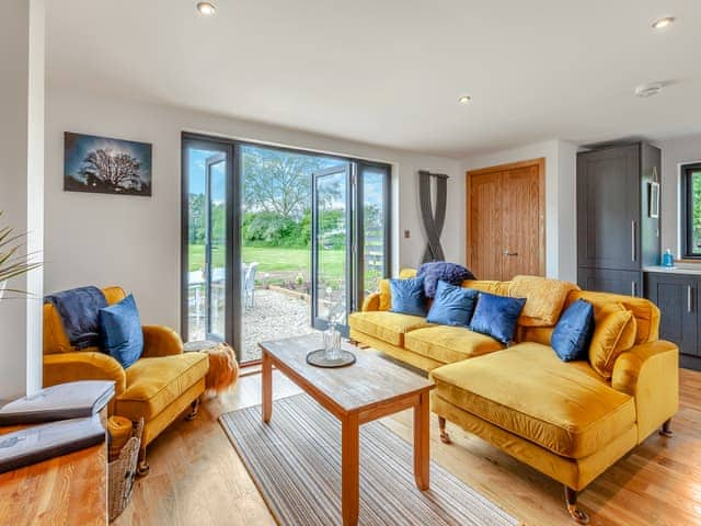 Living area | Gladwyns Farm Lodge, Thaxted