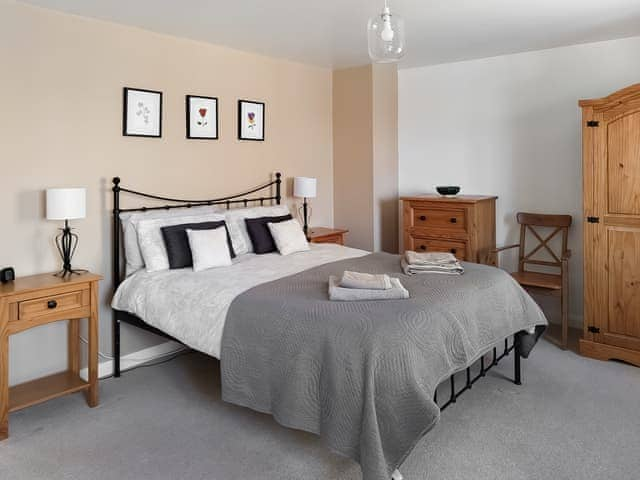 Inviting and romantic double bedded room | Erskine Cottage, Seahouses