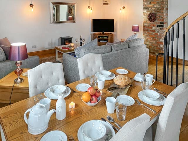 Dining Area | The Granary - Hazel Hill Retreats, Blackwoods, near Easingwold