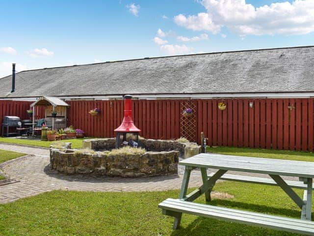 Patio | Curlew Cottage - Hadrian&rsquo;s Wall Country Cottages, Haydon Bridge