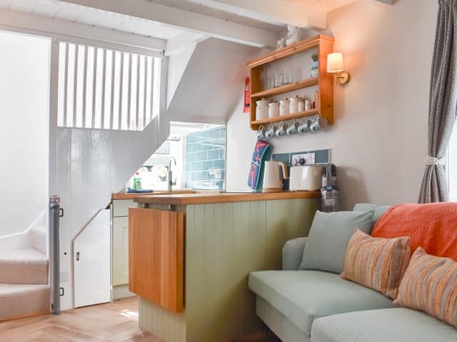 Open plan living space | The Wee Cottage, Polperro