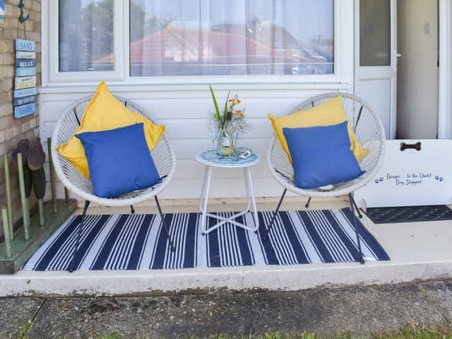 Sitting-out-area | Escape to the Chalet, Kessingland, near Lowestoft