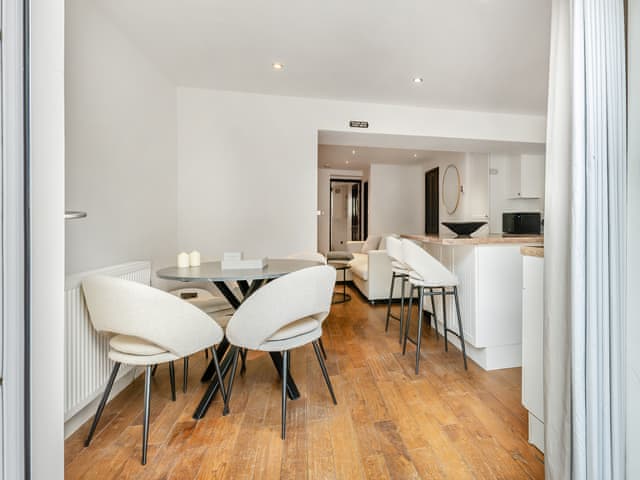 Dining Area | Slate Burrow - Craig Apartments, Bowness-on-Windermere