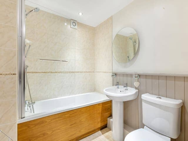 Bathroom | Slate Burrow - Craig Apartments, Bowness-on-Windermere