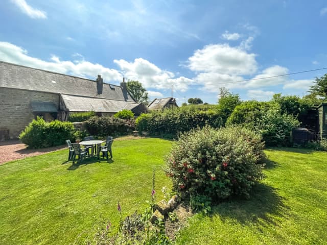 Patio | Pennywells Cottage, Alnham near Rothbury