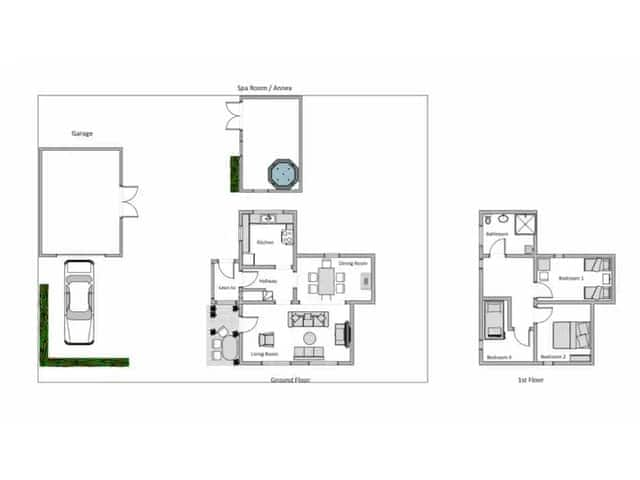 Floor plan | The Old Barbers, Foulsham