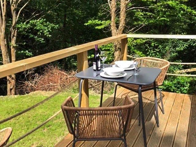 Terrace | The Shepherds Hut at Rosewood House, Liskeard