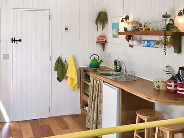 Kitchen area | The Shepherds Hut at Rosewood House, Liskeard