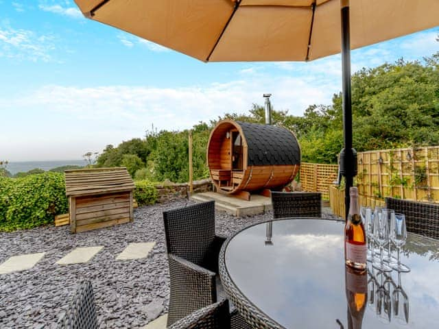 Outdoor area | The Lodge Spa - The Beeches - The Beeches, Pulverbatch, near Shrewsbury