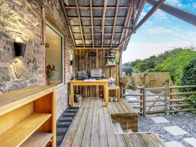 Decking | The Lodge Spa - The Beeches - The Beeches, Pulverbatch, near Shrewsbury