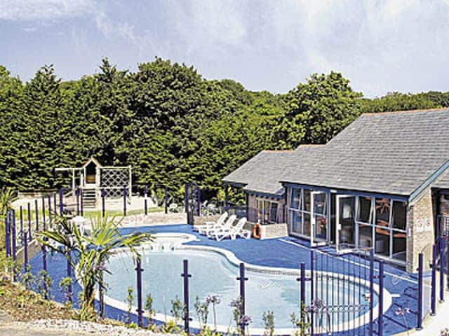 Swimming pool | The Valley - The Haven - The Valley Cottages, Carnon Downs, near Truro