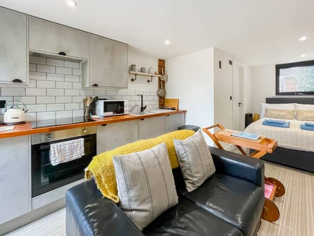 Kitchen area | The Cabin - Pagham Retreats, Pagham, near Bognor Regis 