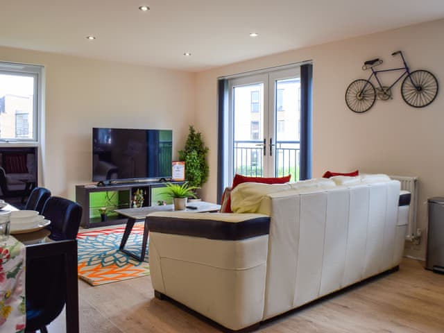 Living area | Frank Wright Apartment, Sheffield