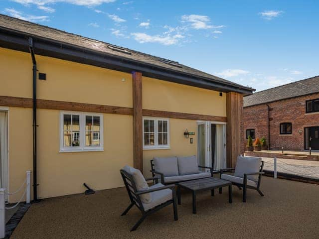 Sitting-out-area | No 5 - Ascot - Tedsmore Hall Estate Properties - Tedsmore Hall Estate Properties, Oswestry