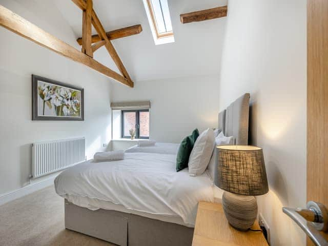 Twin bedroom | Martingale - Tedsmore Hall Estate properties, Oswestry