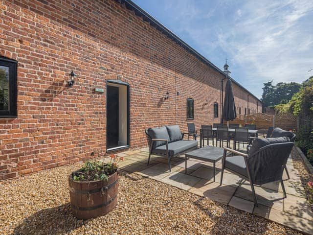 Sitting-out-area | Bridle - Tedsmore Hall Estate properties, Oswestry