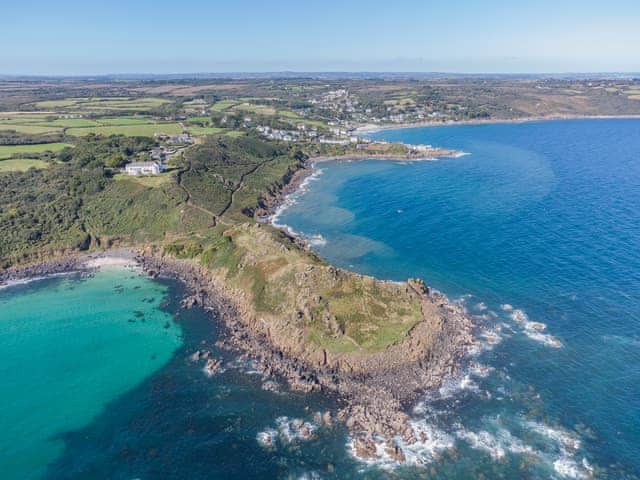 Amazing location set within its own 1 acre garden above secret cove Mears beach | Tregarrek, Helston & The lizard