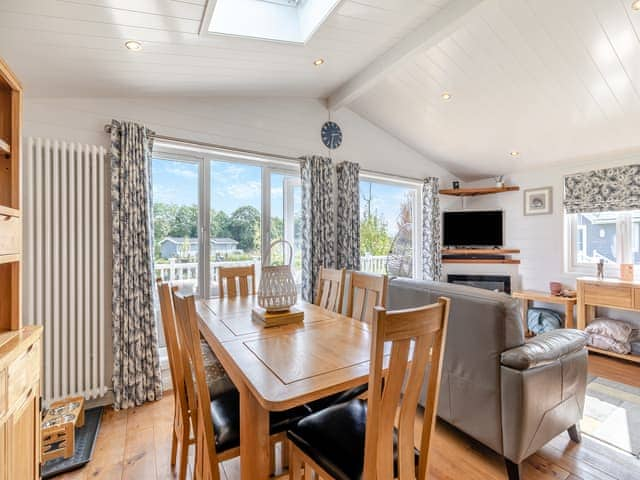 Dining Area | Lilac Tree Lodge, Mercia Marina, Willington, near Derby