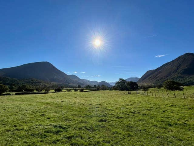 Stunning Panoramic views from the garden | The Old Post Office Gillerthwaite, Loweswater, near Cockermouth