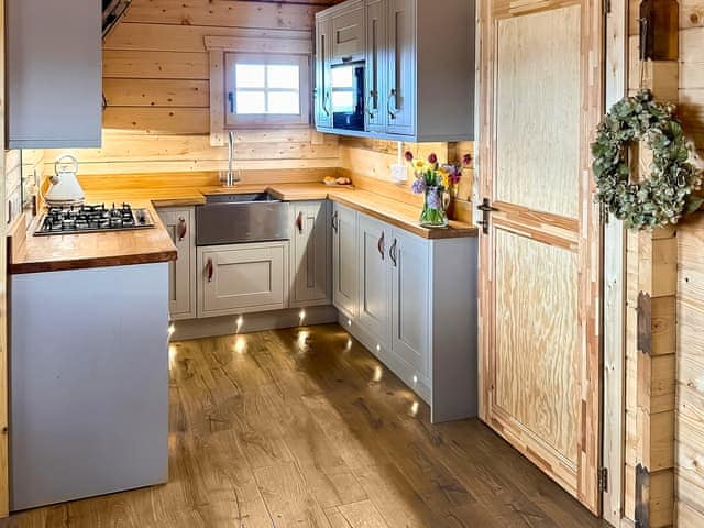 Kitchen | Wind Hall Log Cabin, Seascale, near Gosforth and Wasdale